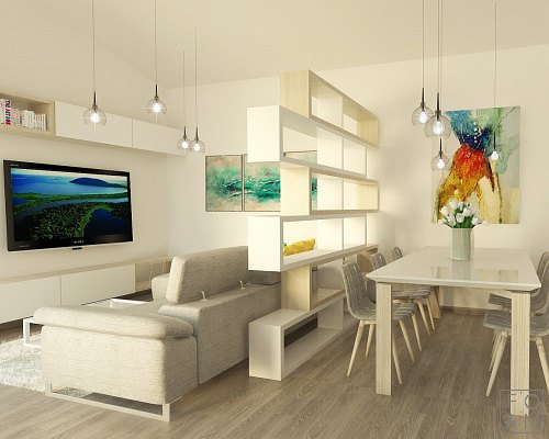 Interiér rodinného domu v Podivíně