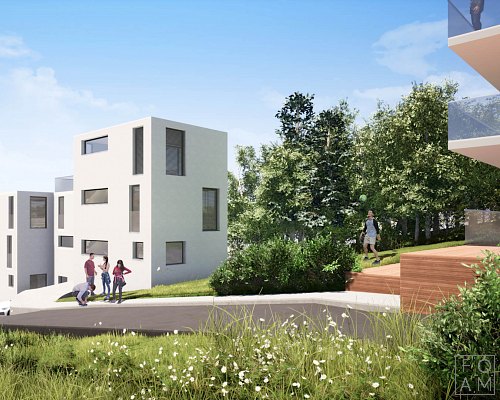 Zástavba rodinných domů v Bratislavě